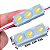 Micro Módulo LED 2835 30mm 0,6W 3-LEDs Branco Quente 3000K 12V IP67 Injetado Lente 160º - Imagem 4
