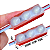 Micro Módulo LED 2835 30MM 3-LEDs 0,6W Lente 170º Luz Vermelho 12V Chip Samsung Blindado IP67 Injetado Com Lente Super Premium - Imagem 4