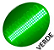 Micro Módulo LED 2835 30mm 0,6W 3-LEDs Verde Puro 12V IP67 Injetado Lente 160º - Imagem 2
