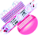 Módulo LED 2835 AC-220V 1,5W Rosa Pink 3-Leds ip67 Direto Na Energia Injetado Lente 170º 220V P/ Luminosos - Imagem 1