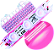 Módulo LED 2835 AC 110V 1,5W Rosa Pink 3-Leds ip67 Direto Na Energia Injetado Lente 170º 127V P/ Luminosos - Imagem 1