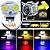 Lanterna Auxiliar COBRA 12V 24V 48V LED 15W 3000LM IP67 Alta Baixa Branca Amarela Vm Az 08 Funções P/ Autos Motos Bike Patinete - Imagem 3