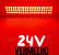 Módulo LED Mega Lente 3030 3W 24V 3-LEDs Vermelho IP67 24Volts 60º Injetado Para Letreiros Super Leds - Imagem 2