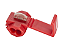 Conector Derivação Vermelho 0,50mm a 1,5mm Emenda Rápida Para Cabos Fios Plug Fácil - Imagem 5