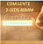 Módulo LED Injetado 4cm 7025 2-LEDs 1w Branco Quente 3000k 12v Prova D’água ip67 Lente 160º - Imagem 3