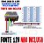 Módulo LED 7030 1,7W 3-LEDs COREANO Vermelho 12V IP67 Lente 175º Injetado P/ Letras Caixa - Imagem 5