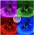 Fita LED RGB 5050 IP65 60LEDs 14,4W /MT 12V Multicolor P/ Sanca Perfil Com Silicone - Imagem 3