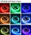 Fita LED RGB 5050 IP65 60LEDs 14,4W /MT 12V Multicolor P/ Sanca Perfil Com Silicone - Imagem 6