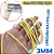 Fita LED Ultra Fina COB 3MM 320LEDs 9W /MT Branco Morno 4.000k IP20 12V Alto Brilho Para Sancas Perfil 12Volts - Imagem 3