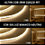 Fita LED Ultra Fina COB 3MM 320LEDs 9W /MT Branco Morno 4.000k IP20 12V Alto Brilho Para Sancas Perfil 12Volts - Imagem 6