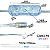 Cabo Rabicho Cristal 2MTS + Botão Liga Desliga + Plug P4 Fêmea 2,5mm Para LEDs 5v 12v 24v - Imagem 2