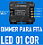 Controladora DIMMER TOUCH Screen 250W 20A 12V 24V Comando Analógico P/ Fita LEDs de Cor única - Imagem 2