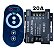 Controladora DIMMER TOUCH Screen 250W 20A 12V 24V Comando Analógico P/ Fita LEDs de Cor única - Imagem 1
