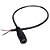 Cabo Rabicho Plug P4 Fêmea ( PRETO ) Cftv 2,1mm Alarmes Câmeras Para Fonte e LEDs 12v/24v - Imagem 1