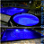 Luminária P/ Piscinas 12W AZUL Royal 12V IP68 80mm 4IN1 1/2 3/4 Mono Cromatico A Prova D’água 9w Aço Inox iluminação Super LED - Imagem 2