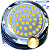 Luminária Refletor Branco Quente 3000k 35W 12V Mono Cromatica P/ Piscinas Lagos IP68 125mm Rosca Pressão 1/2 3/4 16mm 21mm 25mm 27w A Prova D’água IP68 - Imagem 1