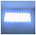 Módulo LED COB 50x16mm 1,5W 12V Branco Frio 6500K 6-LEDs 180º IP67 12Volts P/ Letras Caixas - Imagem 2
