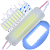 Módulo LED COB 50x16mm 1,5W 12V Branco Frio 6500K 6-LEDs 180º IP67 12Volts P/ Letras Caixas - Imagem 1