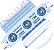 Módulo LED 7030 1,5W 3-LEDs COREANO IP68 Branco FRIO 6500k Premium 12V Com Lente 180º Injetado P/ Letras Caixas Caixas - 03 ANOS DE GARANTIA - Imagem 1