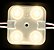 Módulo LED 7030 2W 4-LEDs COREANO IP68 Branco Morno 4000k Premium 12V Com Lente 180º Injetado P/ Letras Caixas Caixas - 03 ANOS DE GARANTIA 4LED - Imagem 4