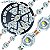 Fita LED CM48 3030s Maleável 48 LEDs ( 24V ) 17W /mt 12mm Branco Quente 3.200k ZIG ZAG IP67 S A Prova Dagua Curvas 90º 17Watts 48LEDs 3000k 24Volts Iluminação Lateral 180° - Imagem 5