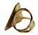 PRENDEDOR TRIANGULO D3 - METAL - 3 ANEIS - Imagem 2