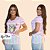 BATA COM BOLSO/SCRUB PROFISSÃO PROFESSORA CORUJA FUNDO ROSA - Imagem 1