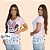 BATA COM BOLSO/SCRUB PROFISSÃO EDUCAÇÃO INFANTIL MINNIE XADREZ ROSA - Imagem 1
