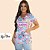 BATA COM BOLSO/SCRUB PROFISSÃO AGENTE DE SAÚDE STITCH AZUL E ROSA - Imagem 2