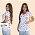 BATA COM BOLSO/SCRUB PROFISSÃO ENFERMAGEM BONECA NO PEITO FUNDO VARIADO - Imagem 1