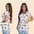 BATA COM BOLSO/SCRUB PROFISSÃO ENFERMAGEM VARIADA FUNDO BONECOS - Imagem 1