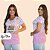 BATA COM BOLSO/SCRUB PROFISSÃO COZINHEIRA FUNDO ONÇA DEGRADÊ ROSA - Imagem 1