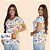 BATA COM BOLSO/SCRUB PROFISSÃO CUIDADORA DE IDOSOS FUNDO VARIADO - Imagem 1