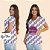BATA COM BOLSO/SCRUB PROFISSÃO MANICURE FUNDO ESMALTES E FLORES - Imagem 1