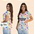 BATA COM BOLSO/SCRUB PROFISSÃO MINISTERIO INFANTIL MÃOS COLORIDAS - Imagem 1