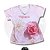 T-SHIRT PROFISSÃO PROFESSORA FLORES ROSAS - Imagem 1