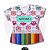 T-SHIRT PROFISSÃO PROFESSORA CORUJA BARRA LÁPIS COLORIDO - Imagem 1