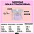 T-SHIRT PROFISSÃO PROFESSORA BARRA DE LÁPIS COLORIDO FUNDO ROSA - Imagem 3