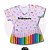 T-SHIRT PROFISSÃO PROFESSORA BARRA DE LÁPIS COLORIDO FUNDO ROSA - Imagem 1