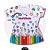 T-SHIRT PROFISSÃO PROFESSORA BARRA LÁPIS COLORIDA FUNDO VARIADO - Imagem 1
