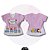T-SHIRT PROFISSÃO EDUCAÇÃO INFANTIL TREM ABC FD ROSA - Imagem 2