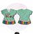 T-SHIRT PROFISSÃO EDUCAÇÃO INFANTIL VARIADA FUNDO AZUL BARRA DE LÁPIS - Imagem 2