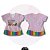 T-SHIRT PROFISSÃO EDUCAÇÃO INFANTIL VARIADA FD ROSA BARRA DE LÁPIS COLORIDO - Imagem 2