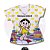 T-SHIRT PROFISSÃO EDUCAÇÃO INFANTIL MAGALI BARRA DE LIVROS FD CORAÇÕES - Imagem 1