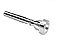 Bocal P/ Trompete 5c Standart (Prateado) - Imagem 1