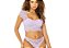 Sutia cropped em renda e tule branco - Imagem 3