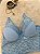 Conjunto rendado calcinha fio com strass e sutia com bojo - Imagem 2