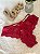 Conjunto em renda com tule cor vermelho - Imagem 5
