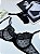 Conjunto Ousada em tule e renda - Sutiã sem bojo e com aro - Imagem 1