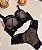 Conjunto PLUS tule e renda calcinha fio duplo - Imagem 1